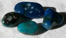 Blue Dyed Agate - click to enlarge